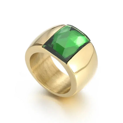Anillo Luxe con Piedra Cristalina