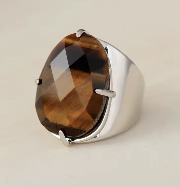 Anillos con piedras naturales