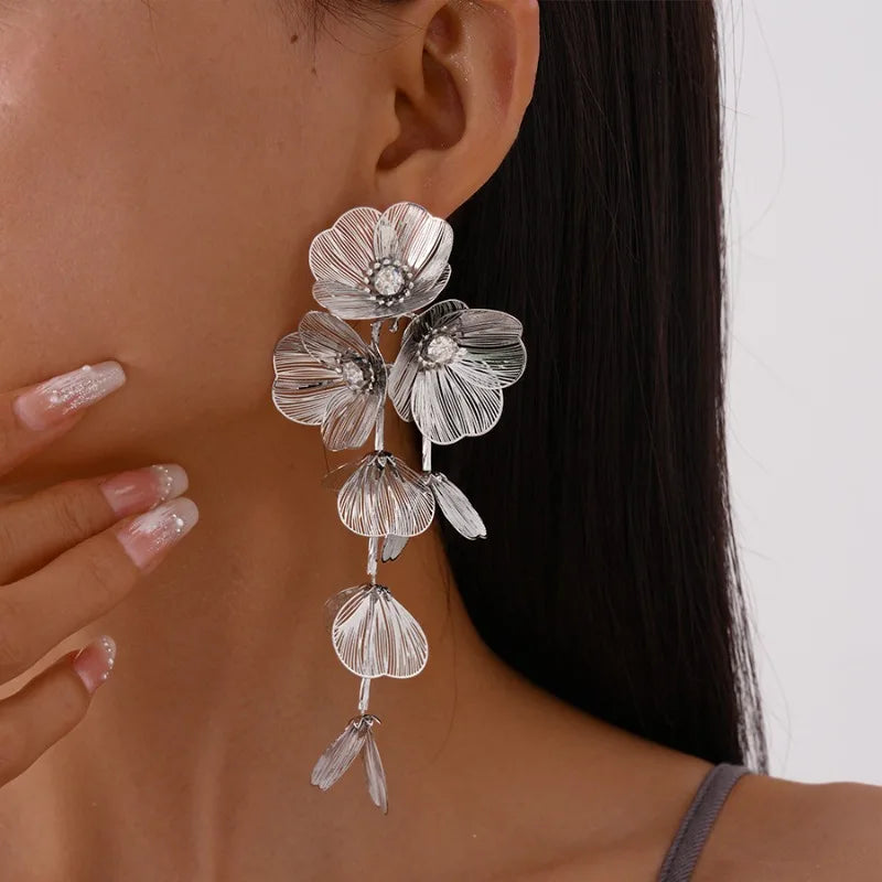 Pendientes Florales Elegantes