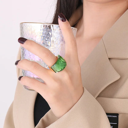 Anillos Cristal Color