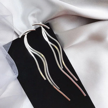 Pendientes Largos de Cadenas Elegance