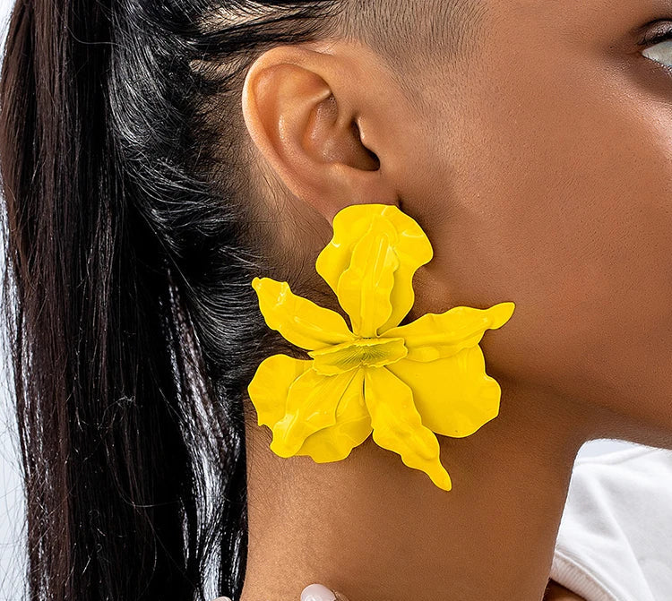 Pendientes Flor Tropical