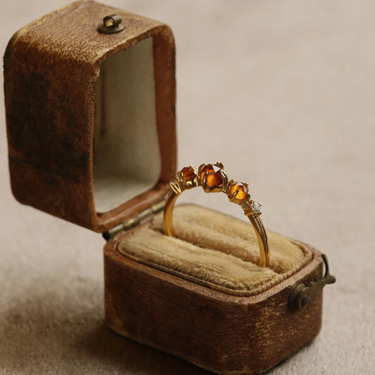 Anillo Ámbar "Magic Sunshine"