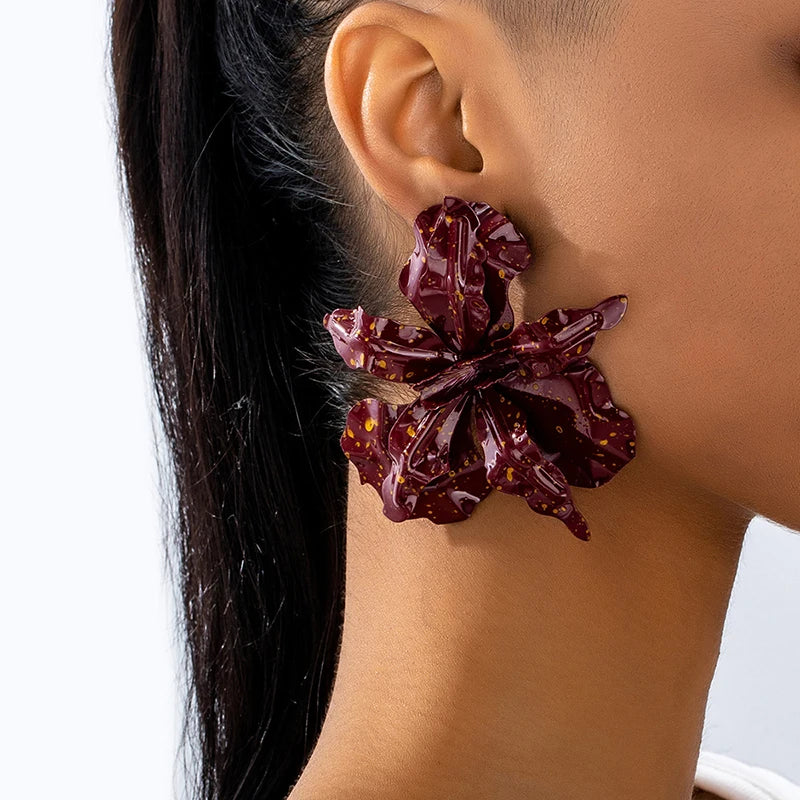 Pendientes Flor Tropical