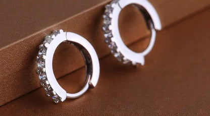 Pendientes Aro Brillante Crystal