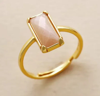 Anillos con piedras naturales