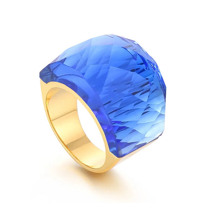 Anillos Cristal Color