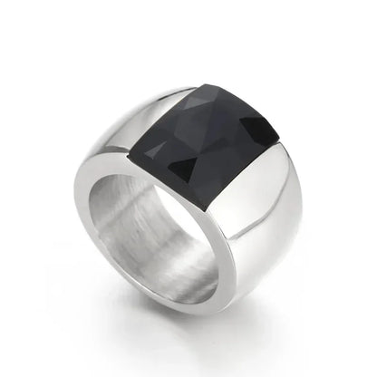 Anillo Luxe con Piedra Cristalina