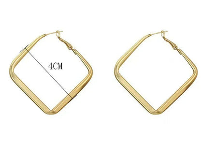 Pendientes Geométricos Diamond Chic