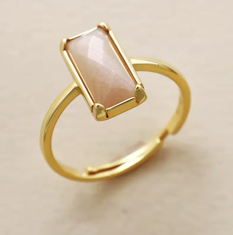 Anillos con piedras naturales