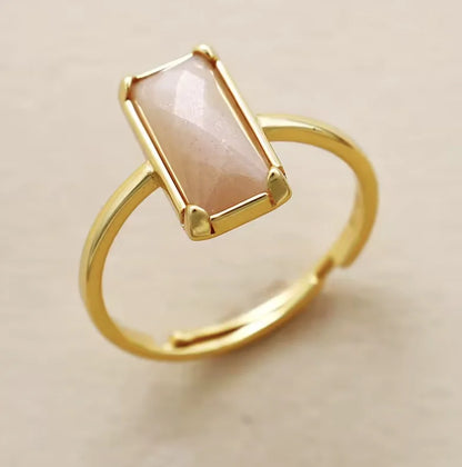Anillos con piedras naturales