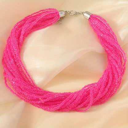 Collar Multicuentas Color Luxe