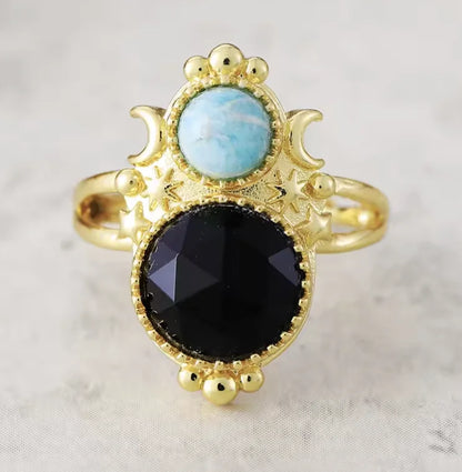 Anillos con piedras naturales