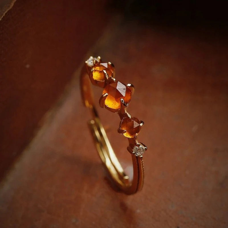 Anillo Ámbar "Magic Sunshine"