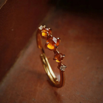Anillo Ámbar "Magic Sunshine"