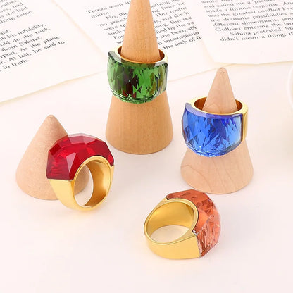 Anillos Cristal Color