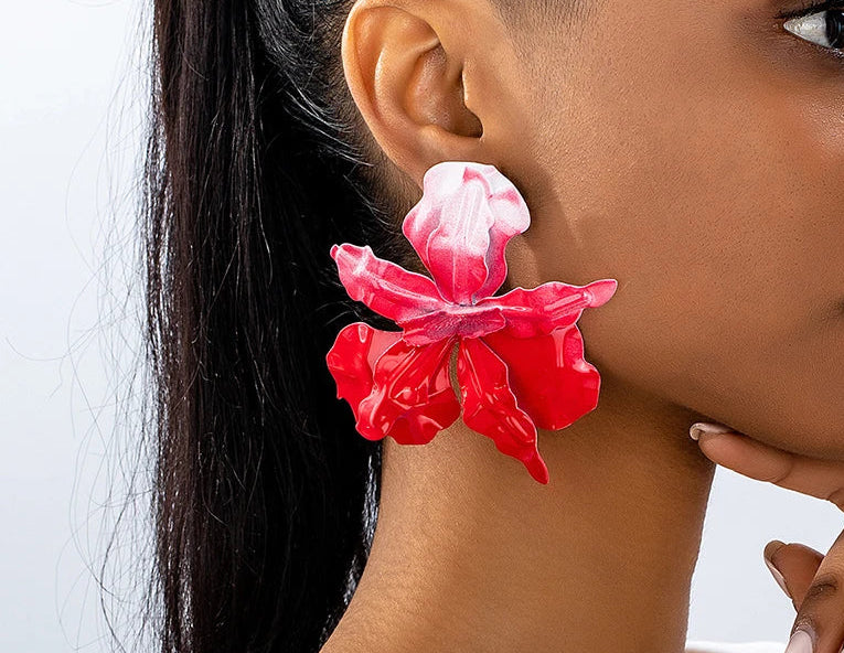 Pendientes Flor Tropical