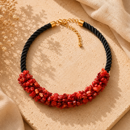 Collar Boho Brillo Artesanal