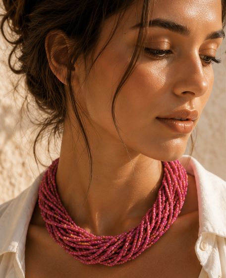 Collar Multicuentas Color Luxe
