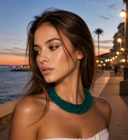 Collar Multicuentas Color Luxe